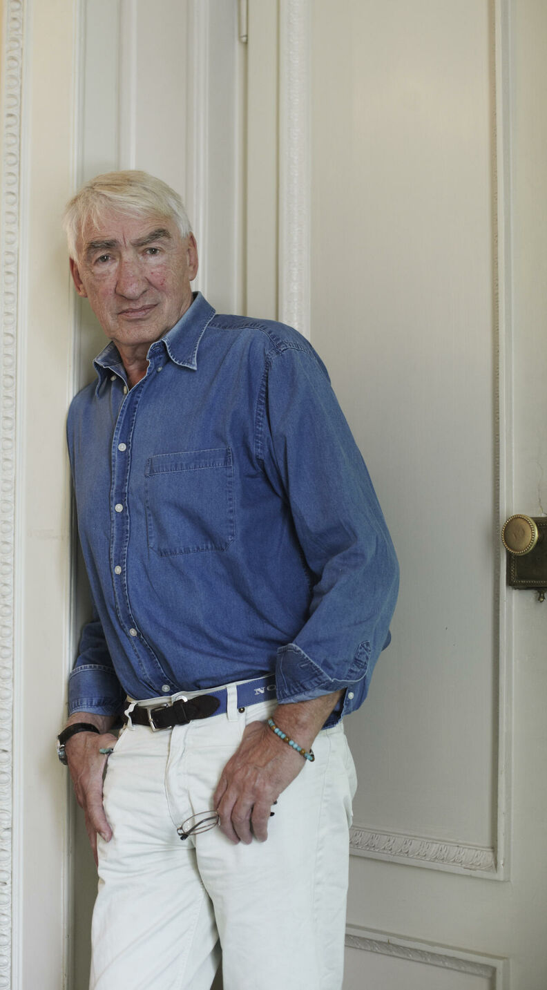 Gottfried John, Schauspieler, fotografiert in einem Münchner Hotel