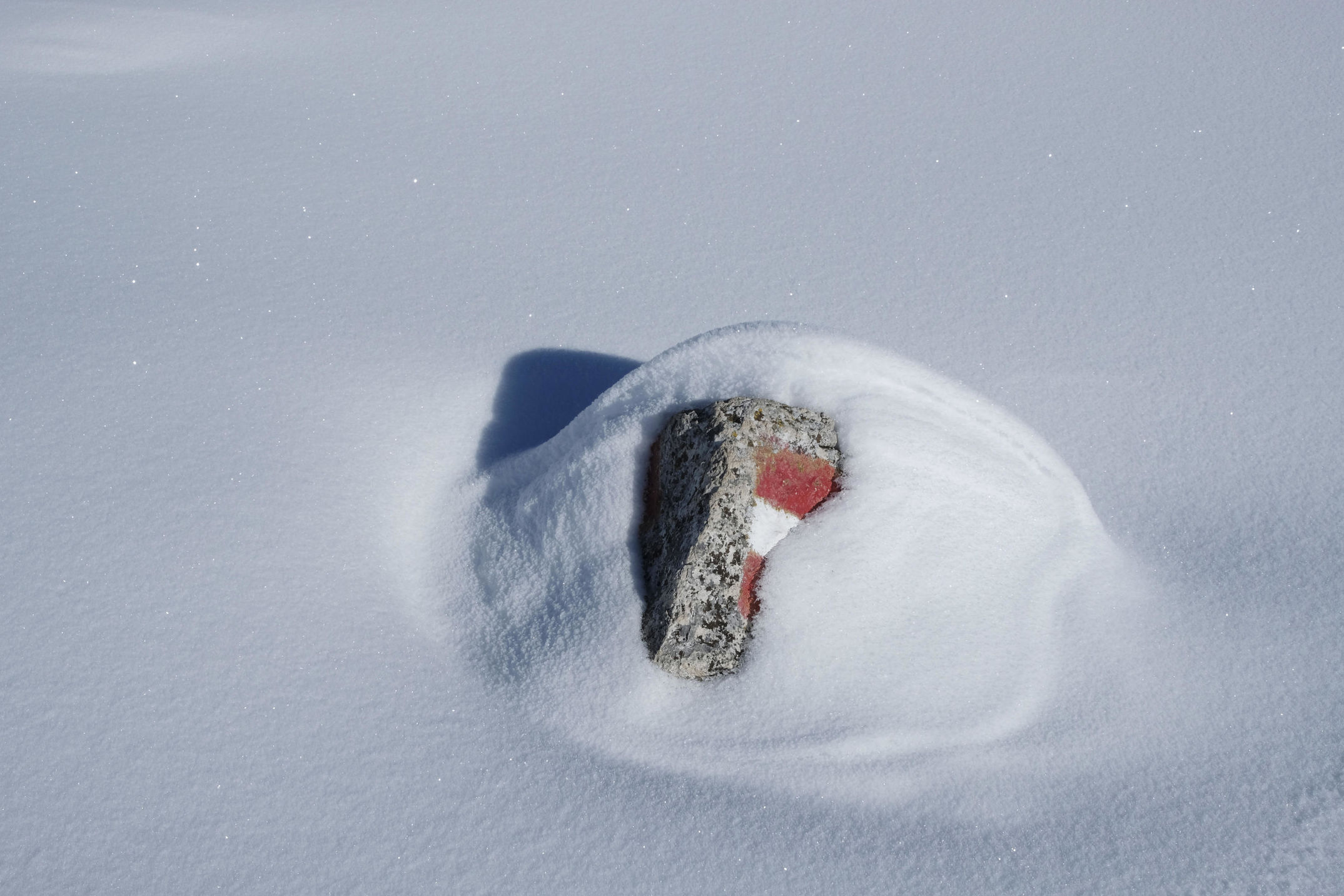 Schneeschuhwanderung im Fanes Gebirge in Südtirol mit dem DAV Summit Club für das Magazin freundin.